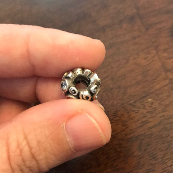 Pandora path primerose White cz charms - Picture 2 of 2